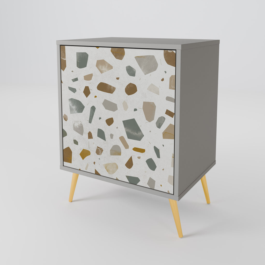 PIECES OF TOMORROW Sideboard mit 1 Tür in Grau