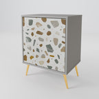 PIECES OF TOMORROW Sideboard mit 1 Tür in Grau