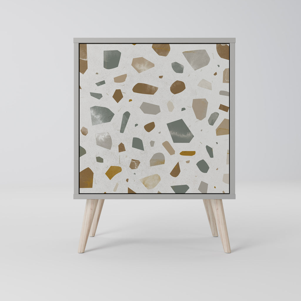 PIECES OF TOMORROW Sideboard mit 1 Tür in Grau