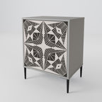 MONOCHROME NEXUS 1-Door Sideboard in Grey Finish