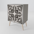 MONOCHROME NEXUS 1-Door Sideboard in Grey Finish