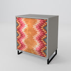 INDIAN FOLK Sideboard mit 1 Tür in Grau