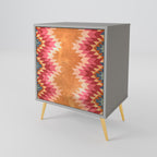 INDIAN FOLK Sideboard mit 1 Tür in Grau