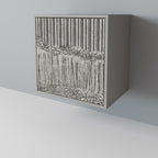 GRAIN LINES Sideboard mit 1 Tür in Grau