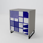 THE RIGHT PLACES 1-Door Sideboard in Grey Finish