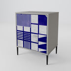 THE RIGHT PLACES 1-Door Sideboard in Grey Finish