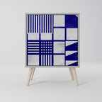 THE RIGHT PLACES 1-Door Sideboard in Grey Finish