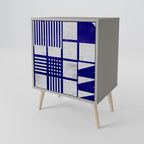 THE RIGHT PLACES 1-Door Sideboard in Grey Finish