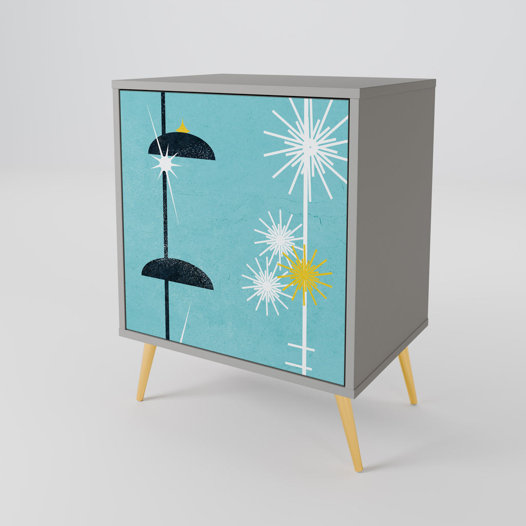 PATHS TO HAPPINESS Sideboard mit 1 Tür in Grau