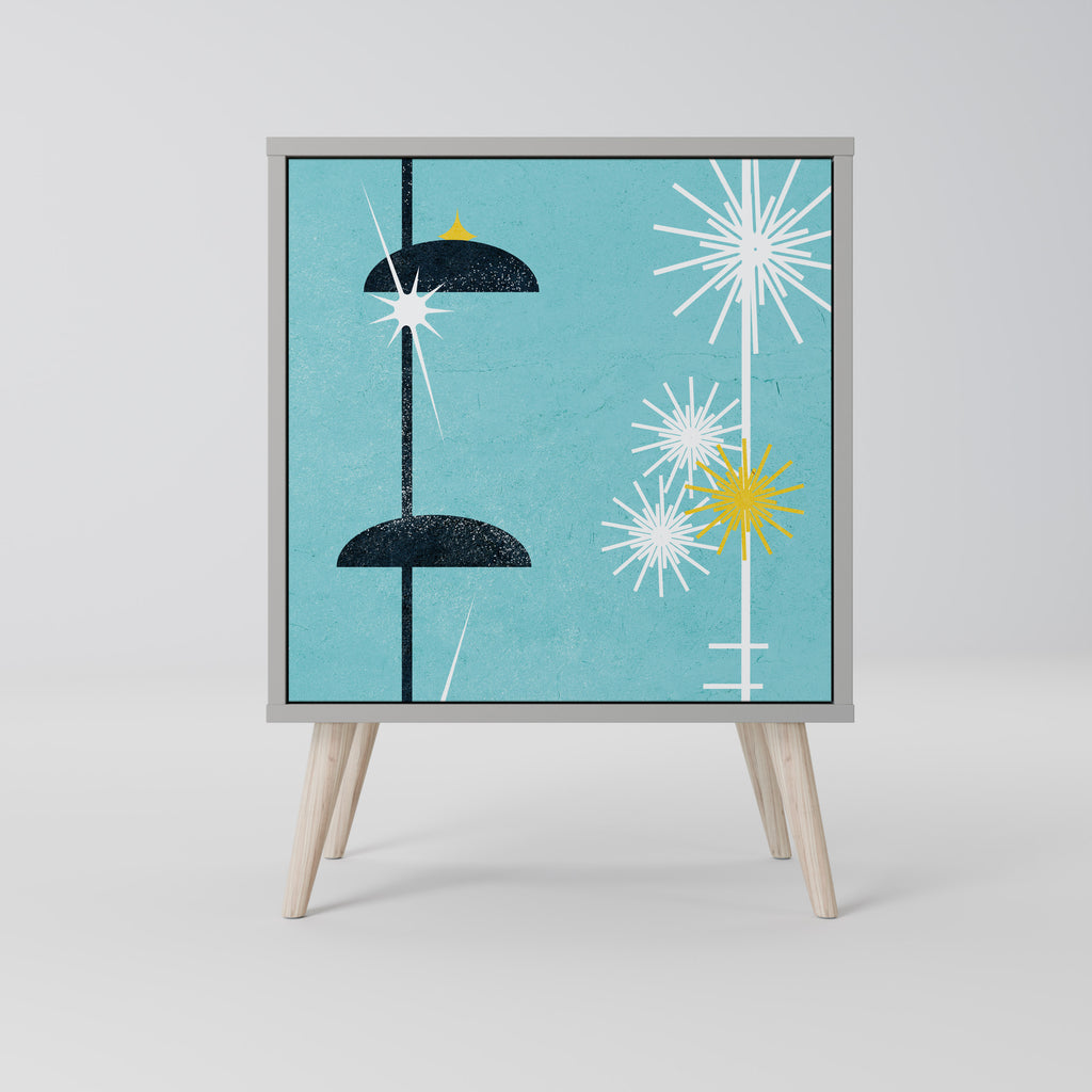 PATHS TO HAPPINESS Sideboard mit 1 Tür in Grau