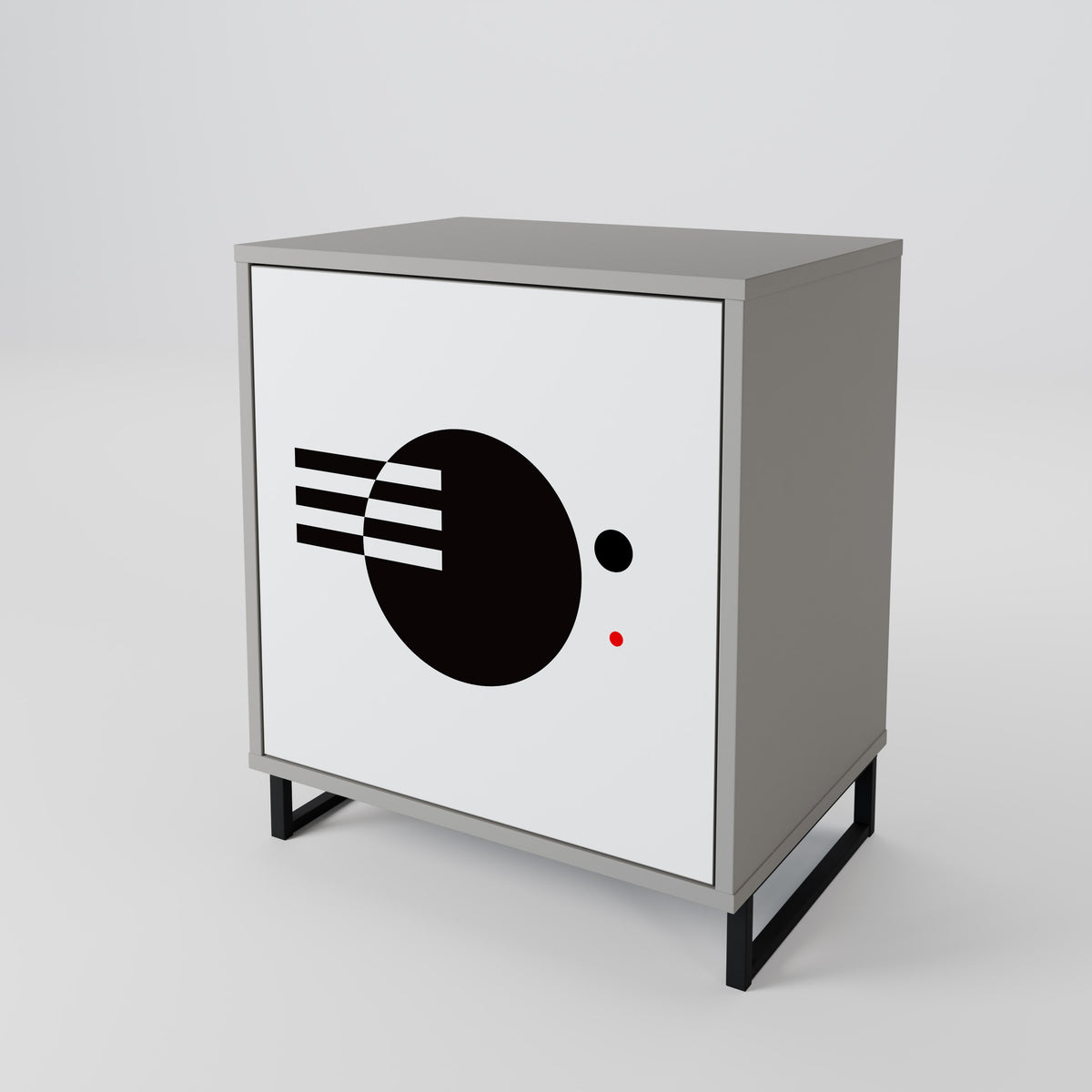 BLACK AND WHITE COMBINATION 1-türiges Sideboard
