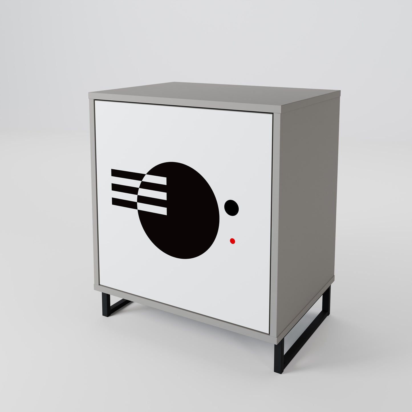 BLACK AND WHITE COMBINATION 1-türiges Sideboard