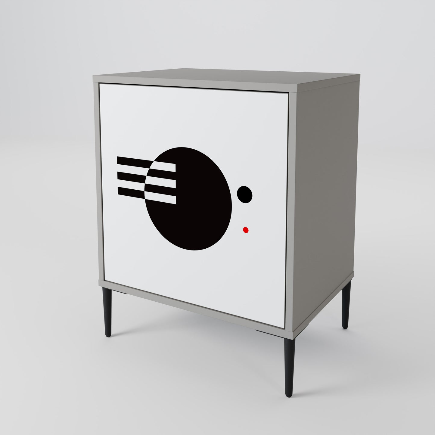 BLACK AND WHITE COMBINATION 1-türiges Sideboard