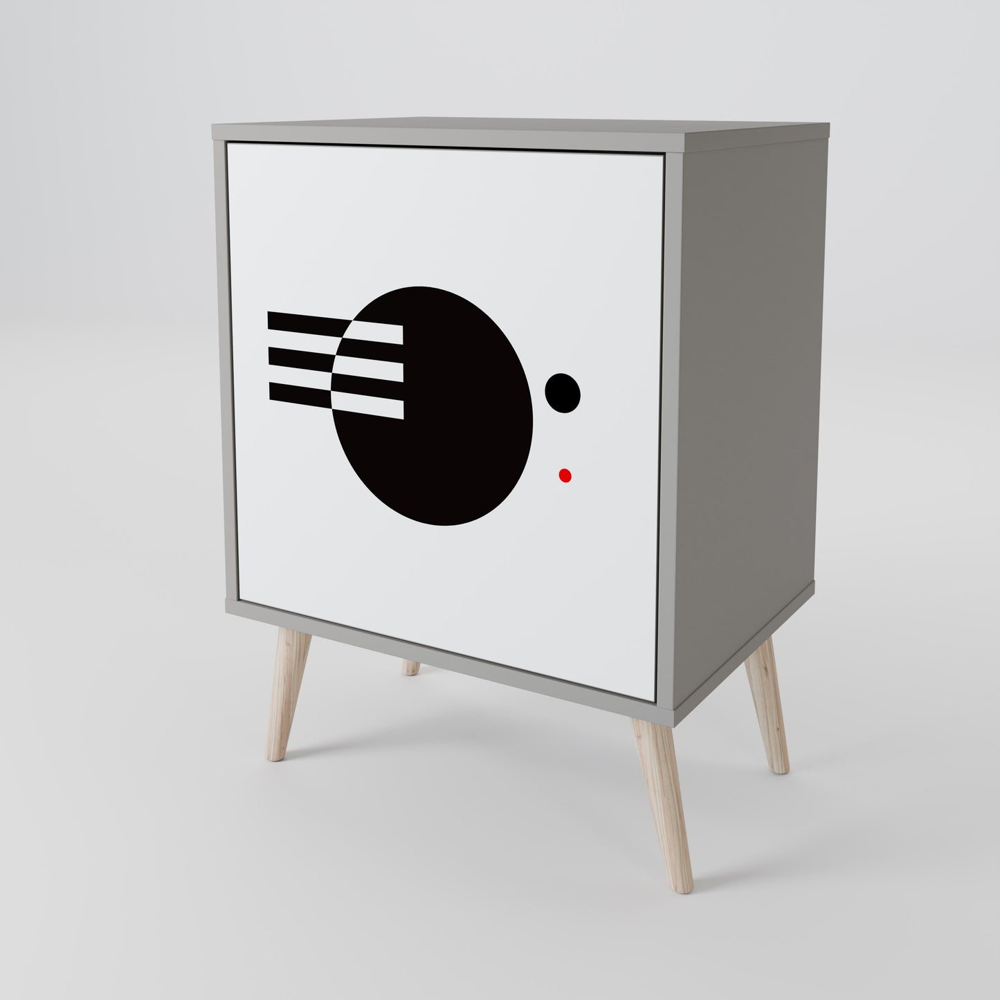 BLACK AND WHITE COMBINATION 1-türiges Sideboard