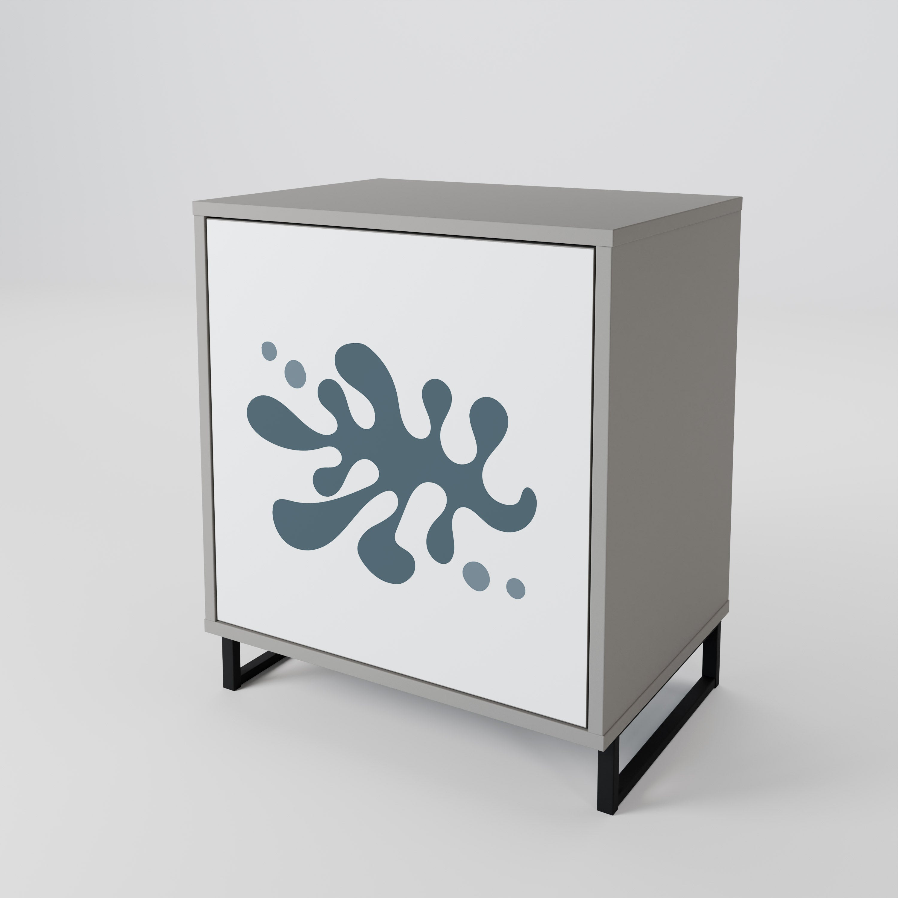 WONDERLAND VEGETATION Sideboard mit 1 Tür in Grau