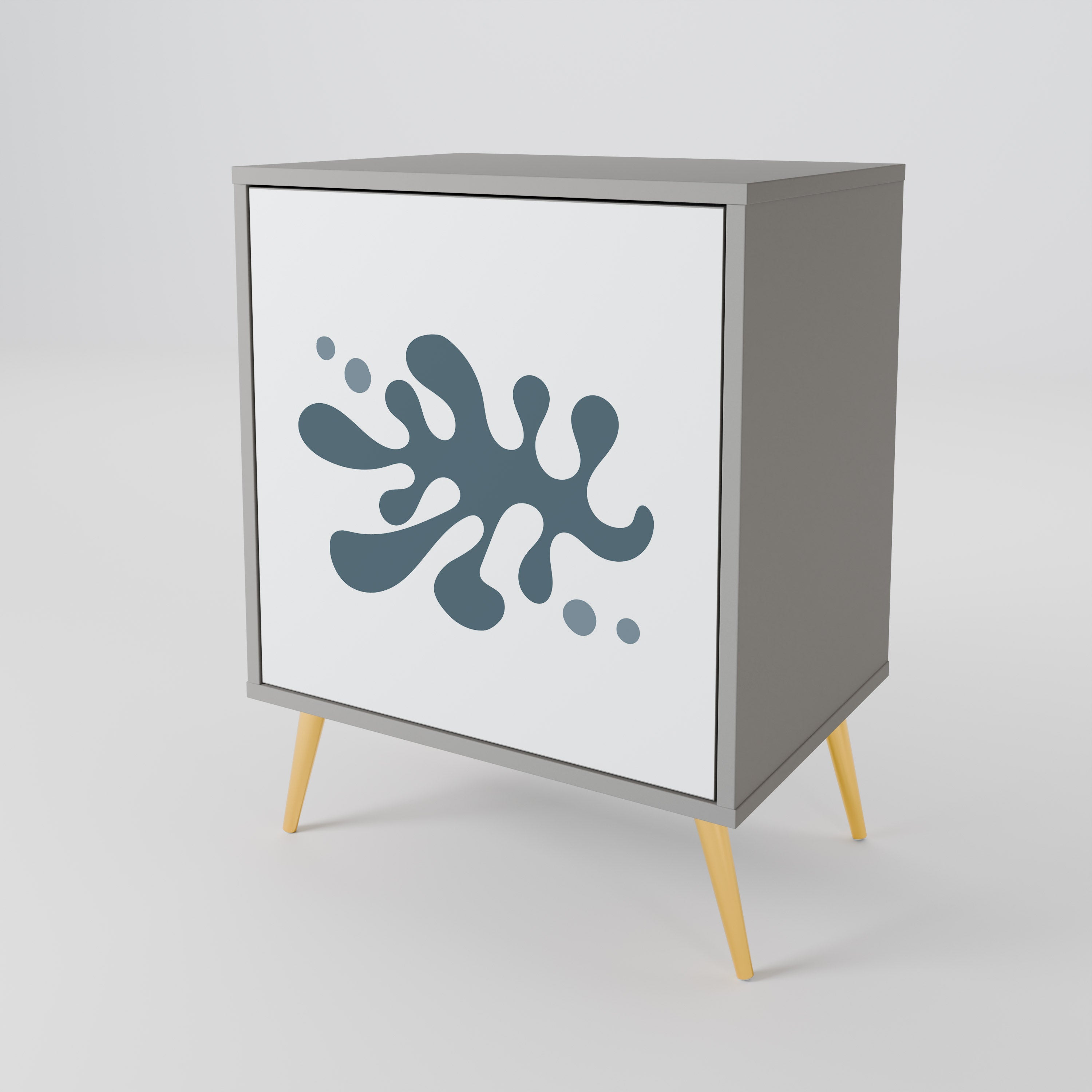 WONDERLAND VEGETATION Sideboard mit 1 Tür in Grau