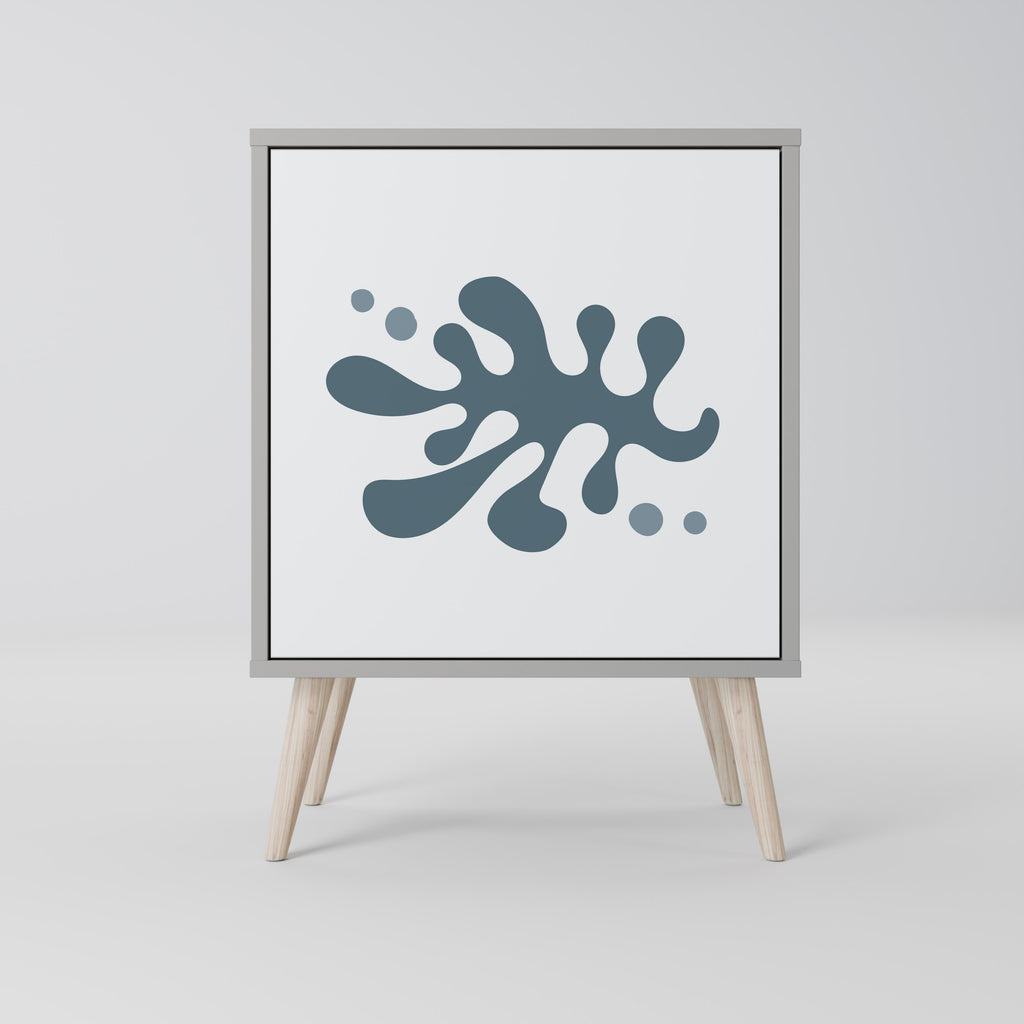 WONDERLAND VEGETATION Sideboard mit 1 Tür in Grau