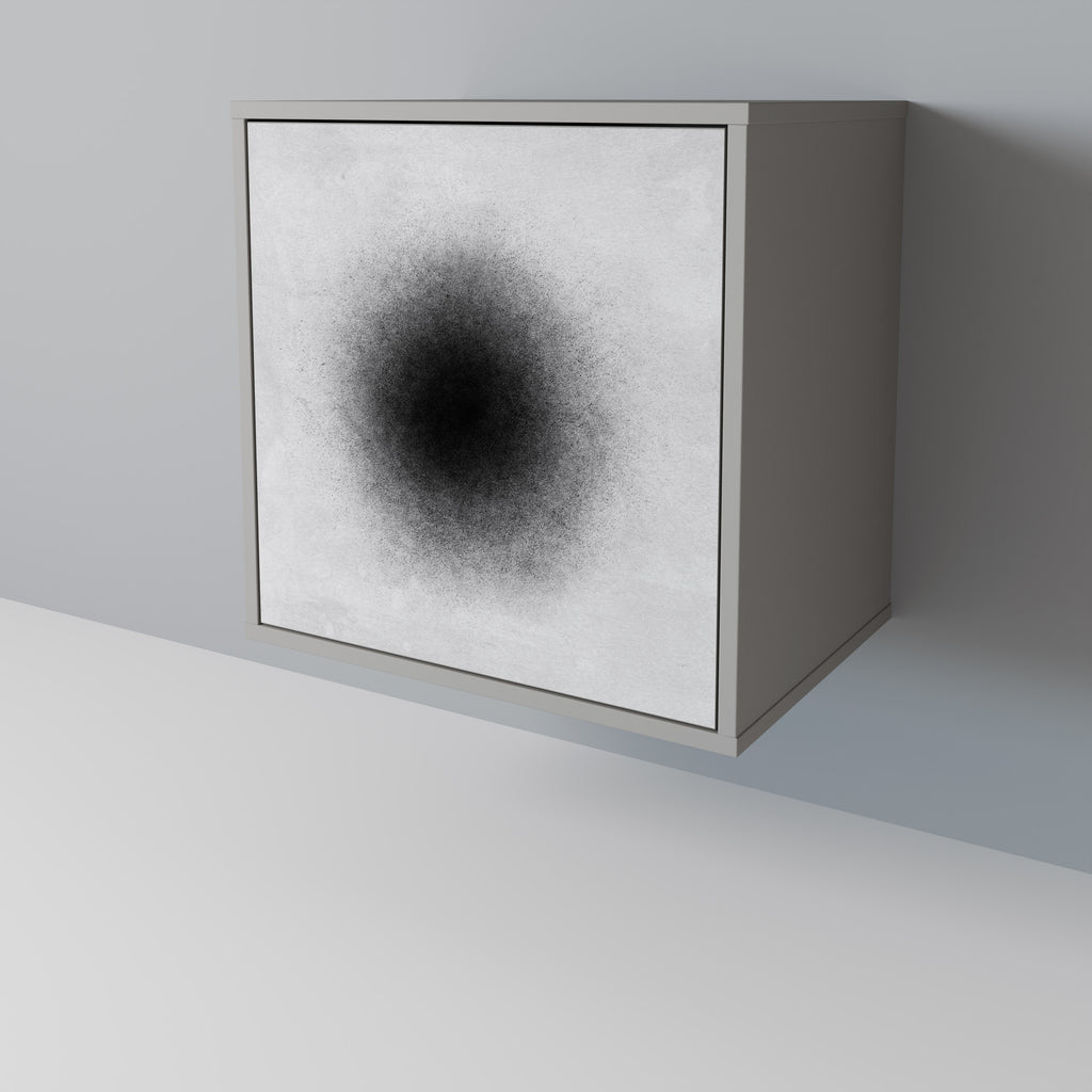 BLACK HOLE Sideboard mit 1 Tür in Grau