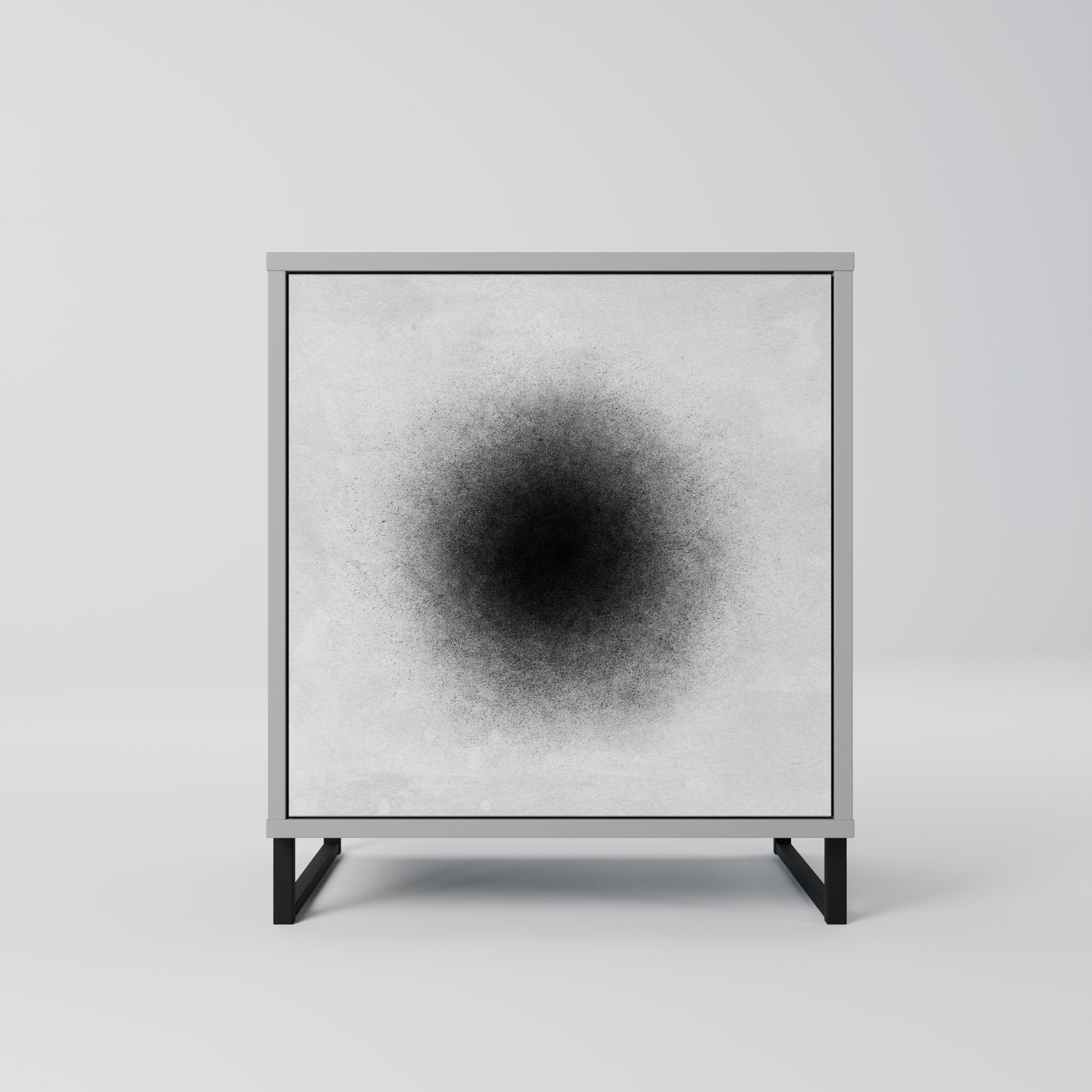 BLACK HOLE Sideboard mit 1 Tür in Grau