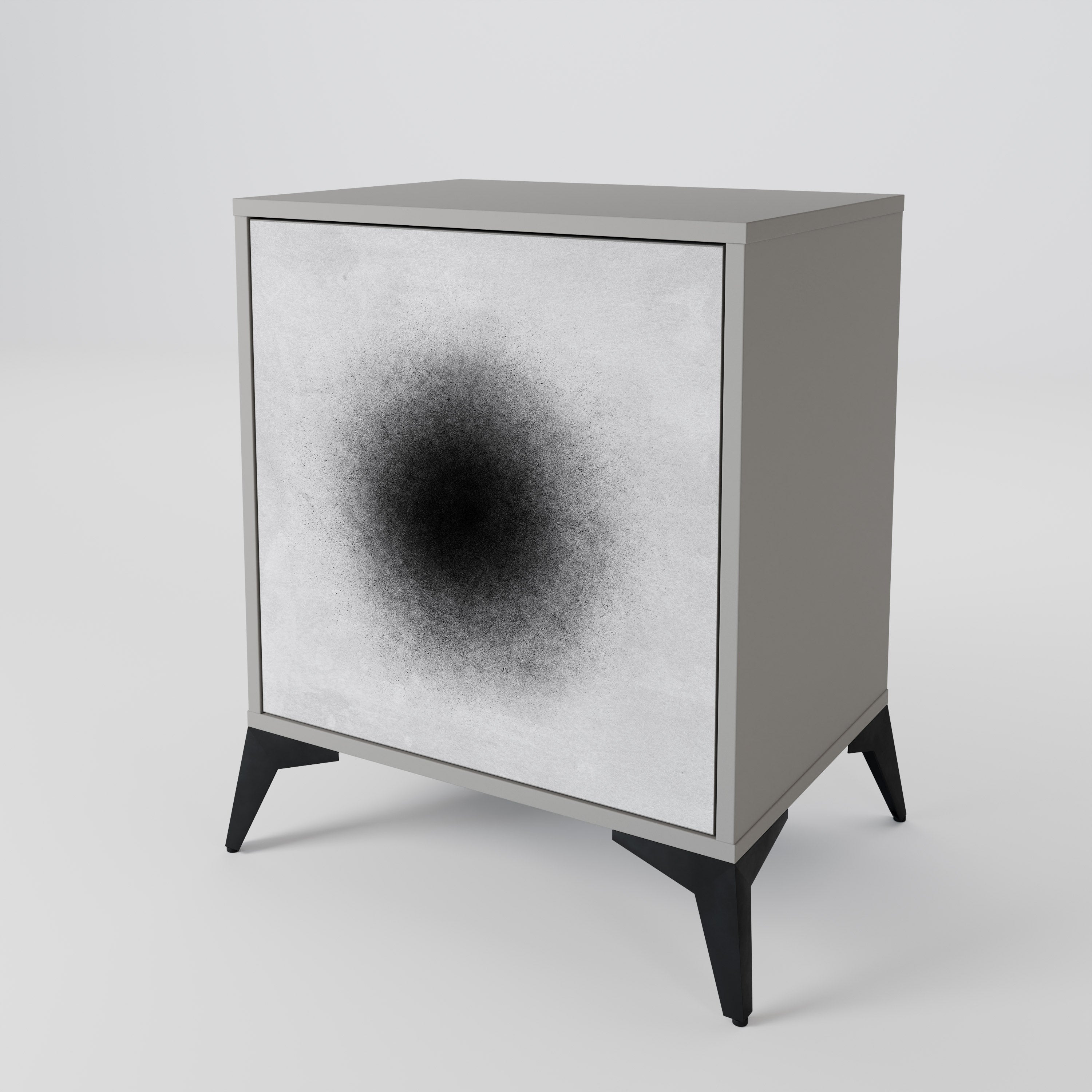 BLACK HOLE Sideboard mit 1 Tür in Grau