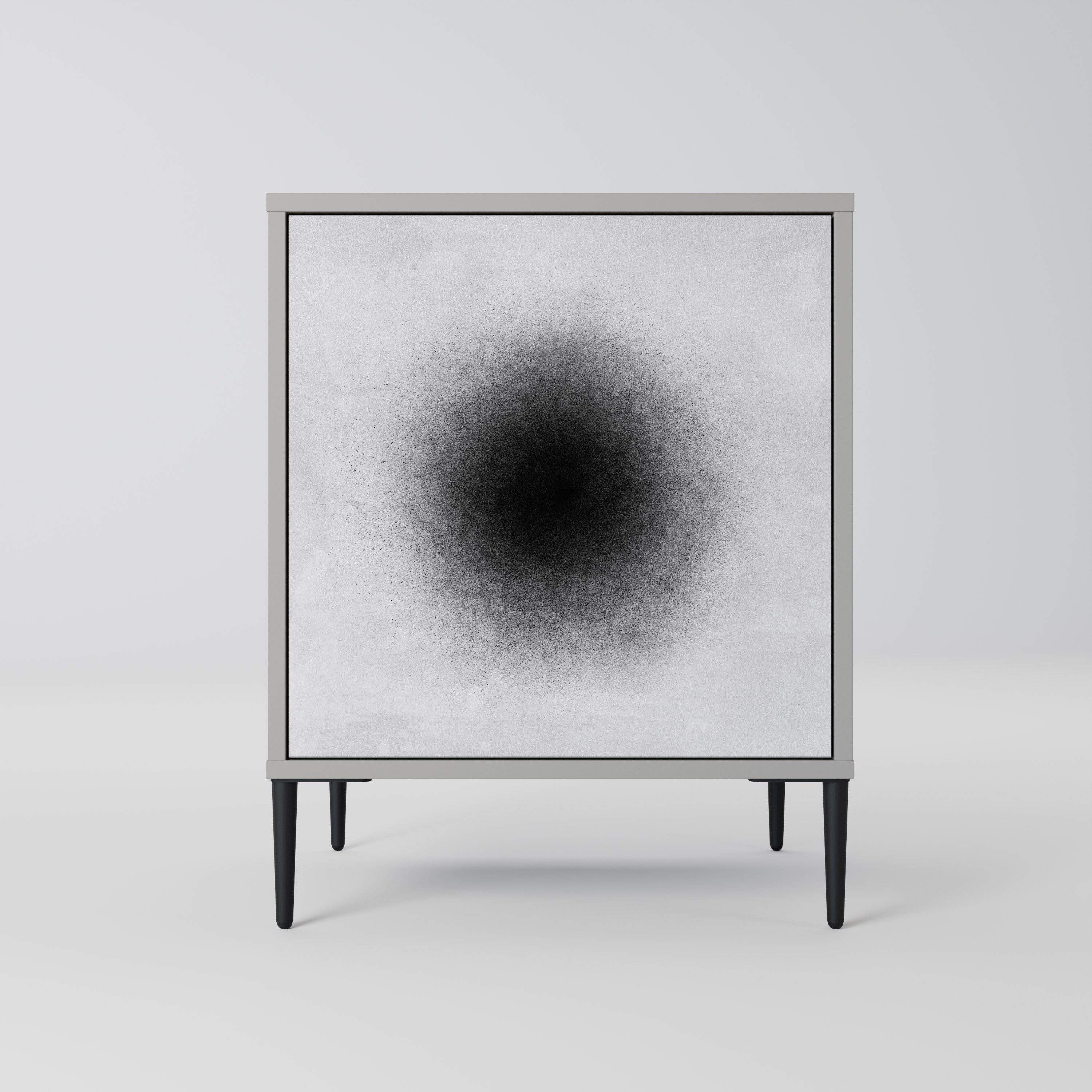 BLACK HOLE Sideboard mit 1 Tür in Grau