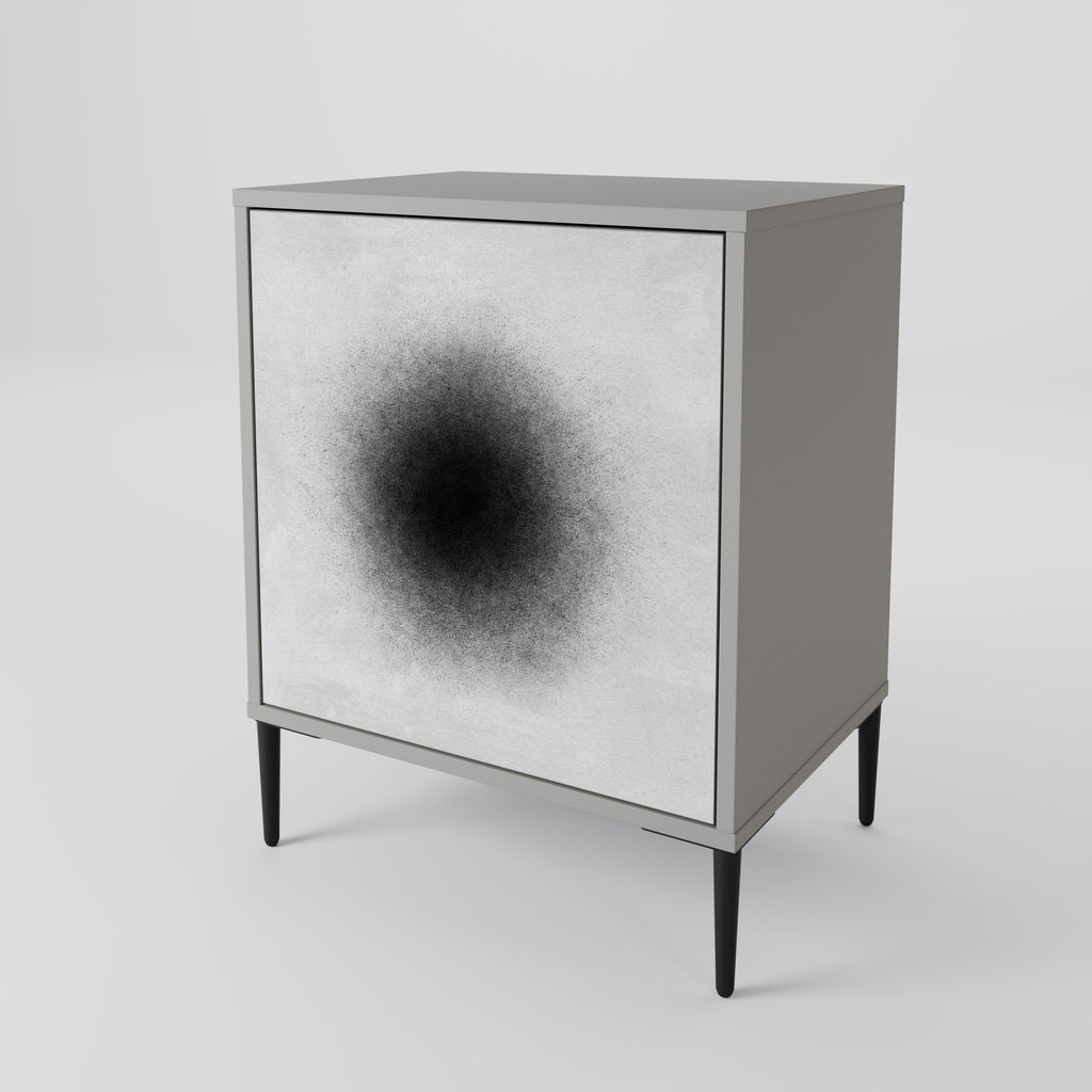 BLACK HOLE Sideboard mit 1 Tür in Grau