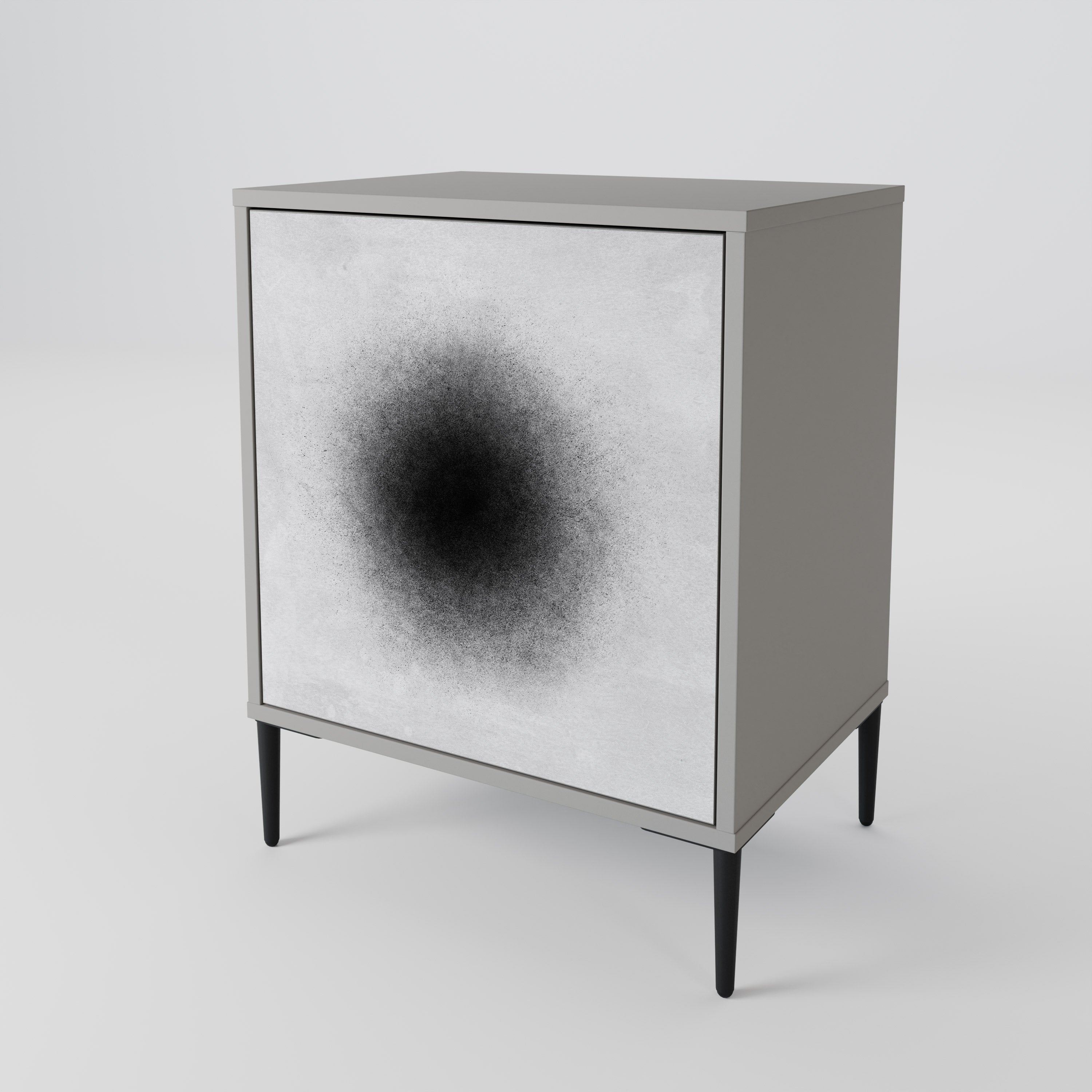 BLACK HOLE Sideboard mit 1 Tür in Grau