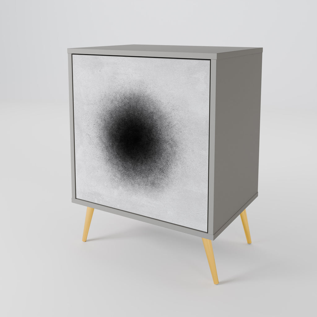 BLACK HOLE Sideboard mit 1 Tür in Grau