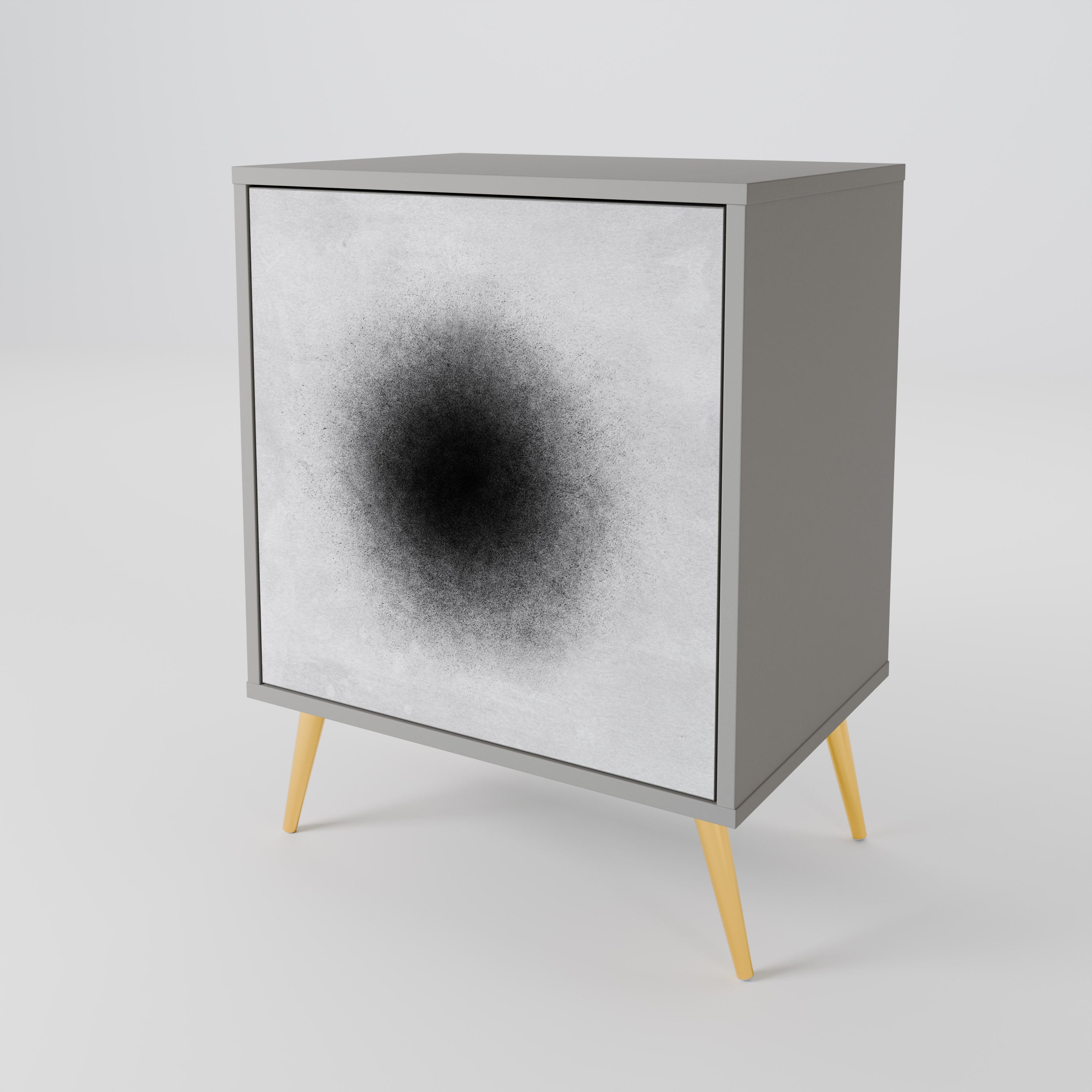 BLACK HOLE Sideboard mit 1 Tür in Grau