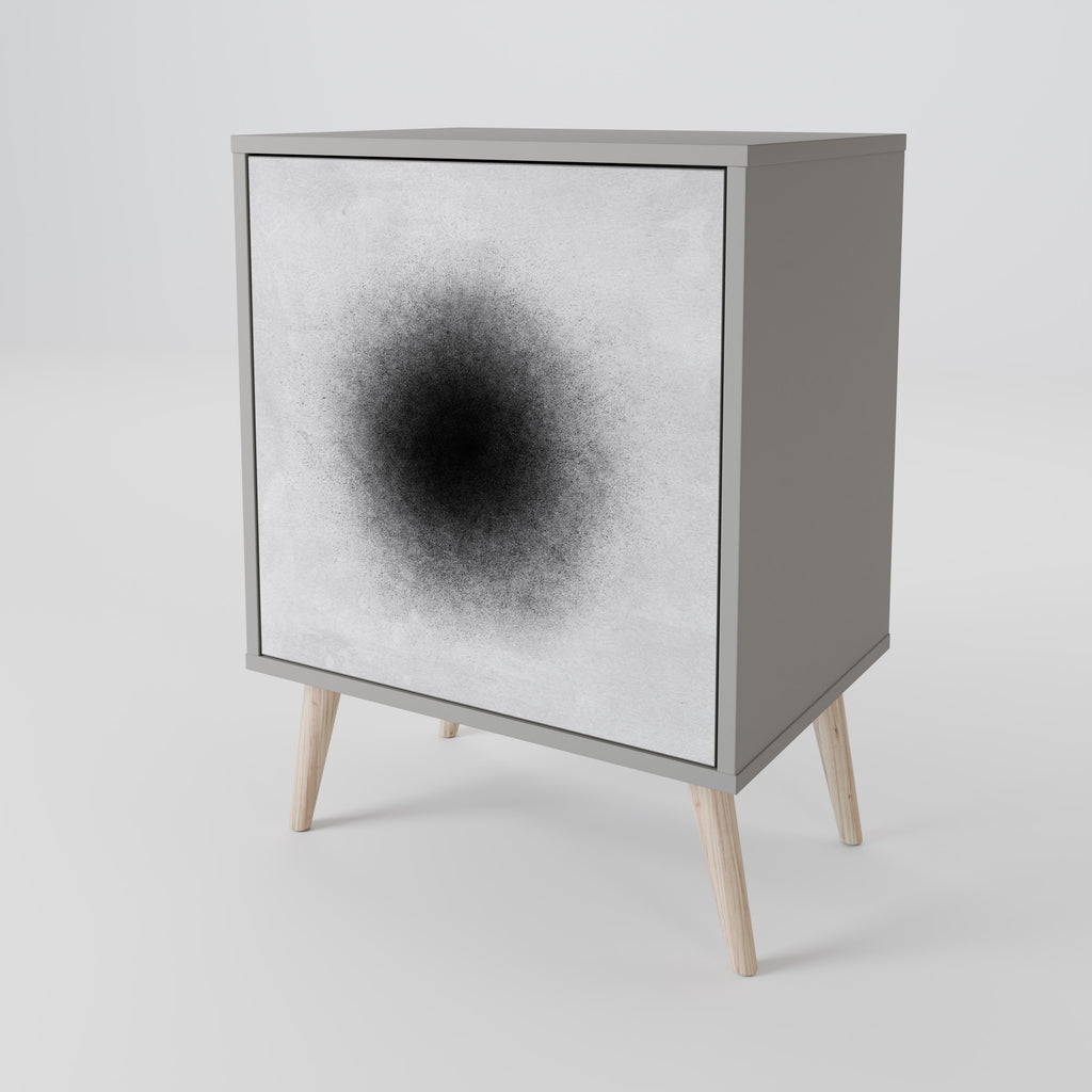 BLACK HOLE Sideboard mit 1 Tür in Grau