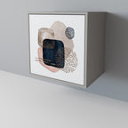 COLORFUL SHAPES Sideboard mit 1 Tür in Grau