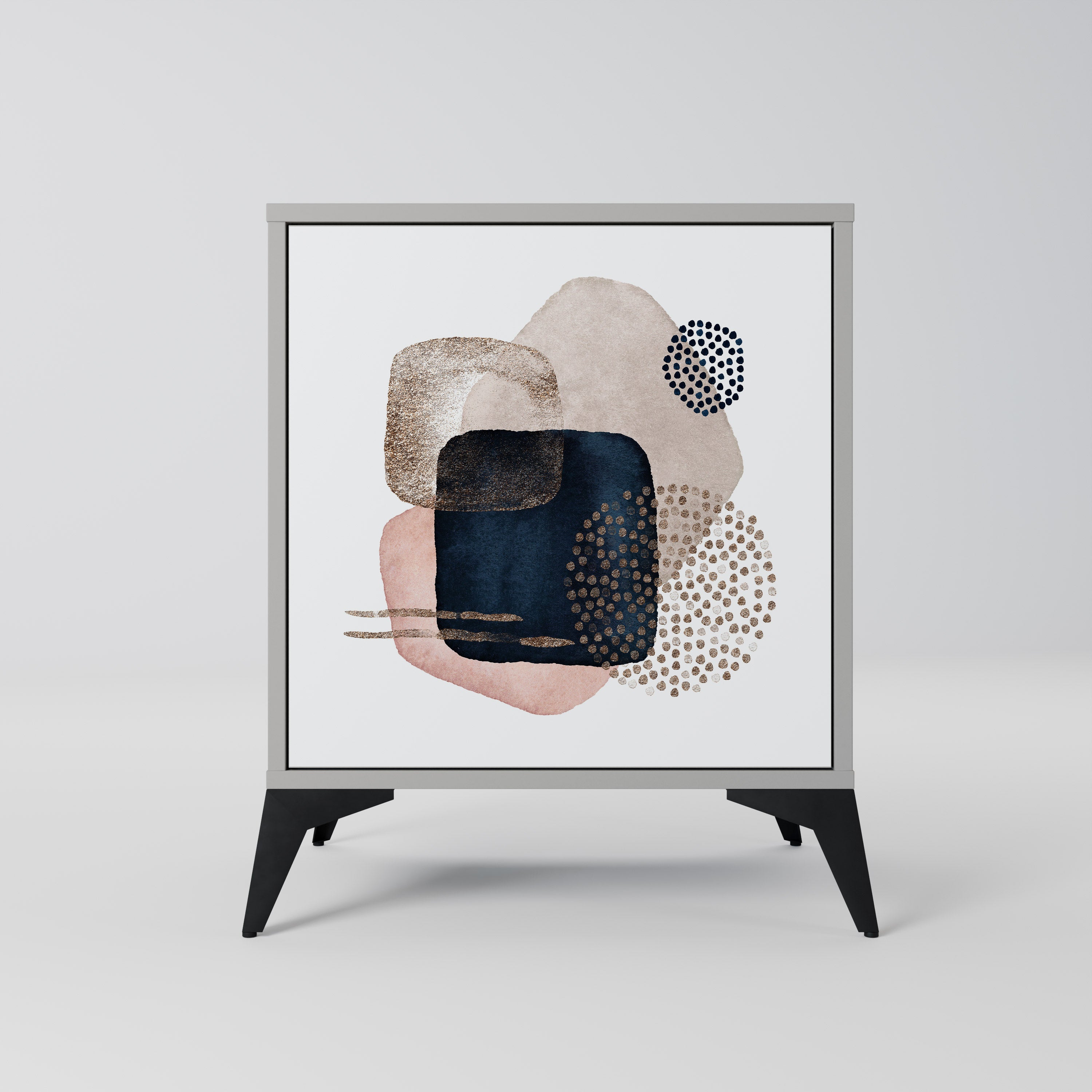 COLORFUL SHAPES Sideboard mit 1 Tür in Grau