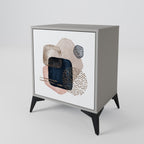 COLORFUL SHAPES Sideboard mit 1 Tür in Grau