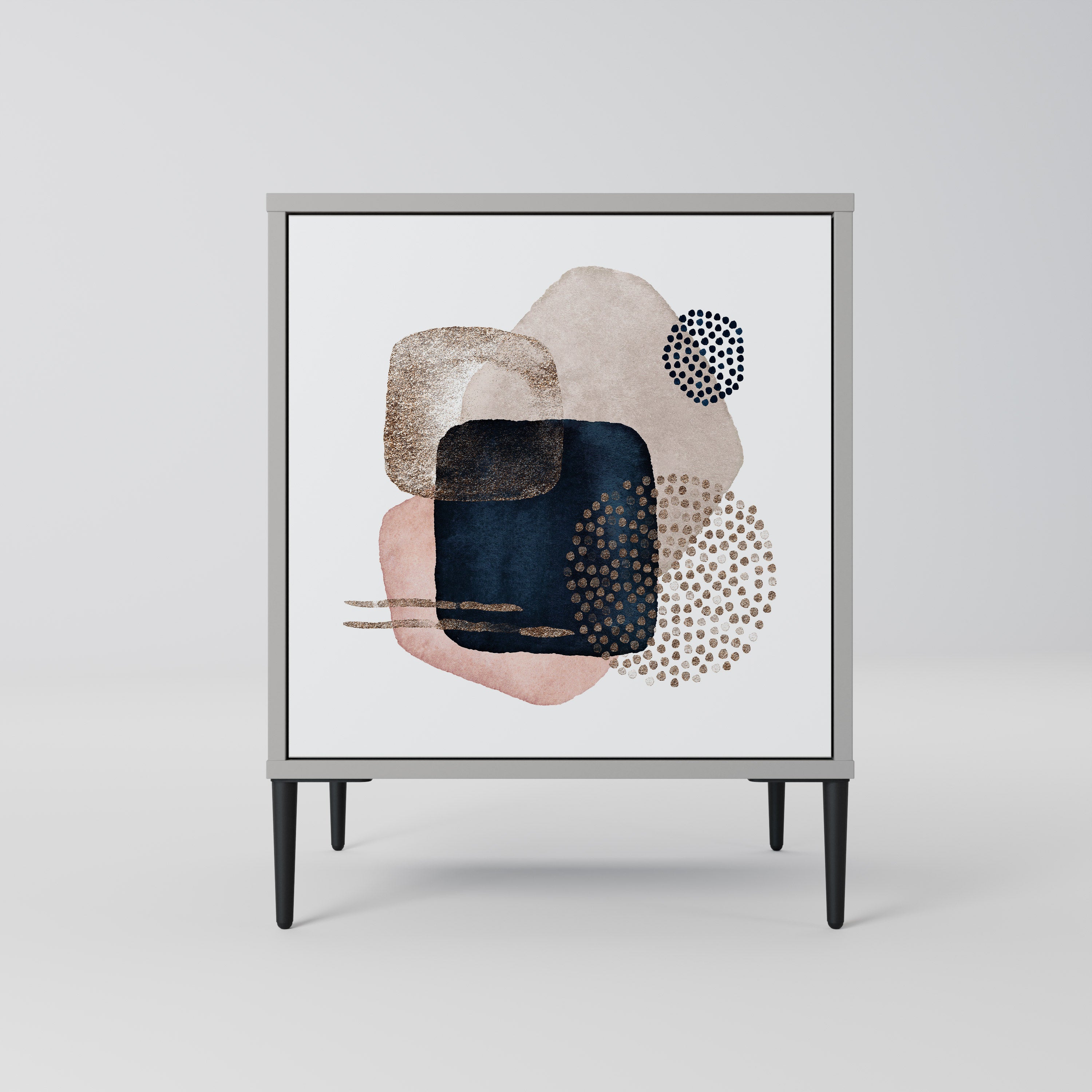 COLORFUL SHAPES Sideboard mit 1 Tür in Grau