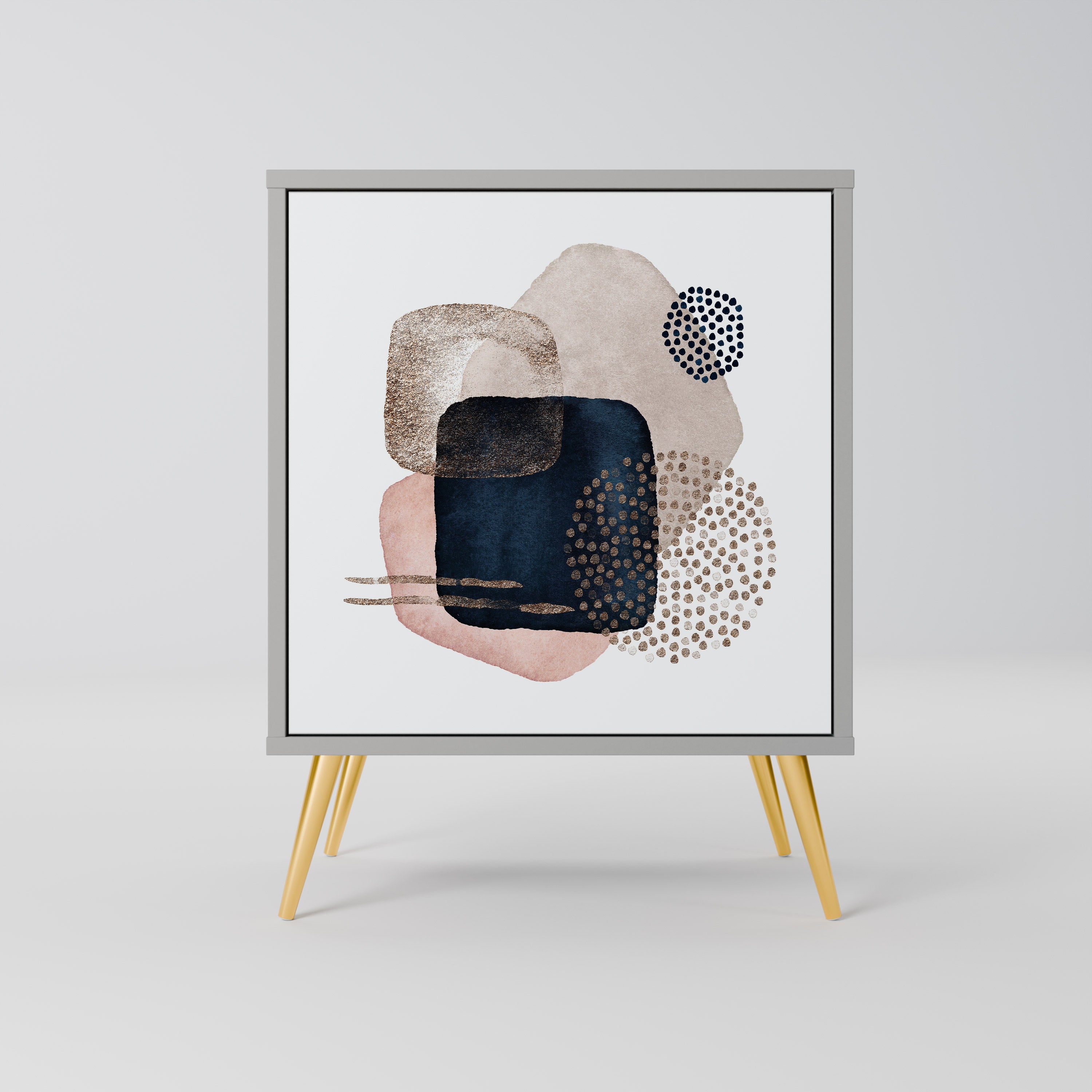 COLORFUL SHAPES Sideboard mit 1 Tür in Grau