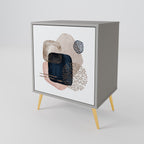 COLORFUL SHAPES Sideboard mit 1 Tür in Grau