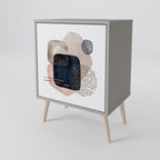 COLORFUL SHAPES Sideboard mit 1 Tür in Grau