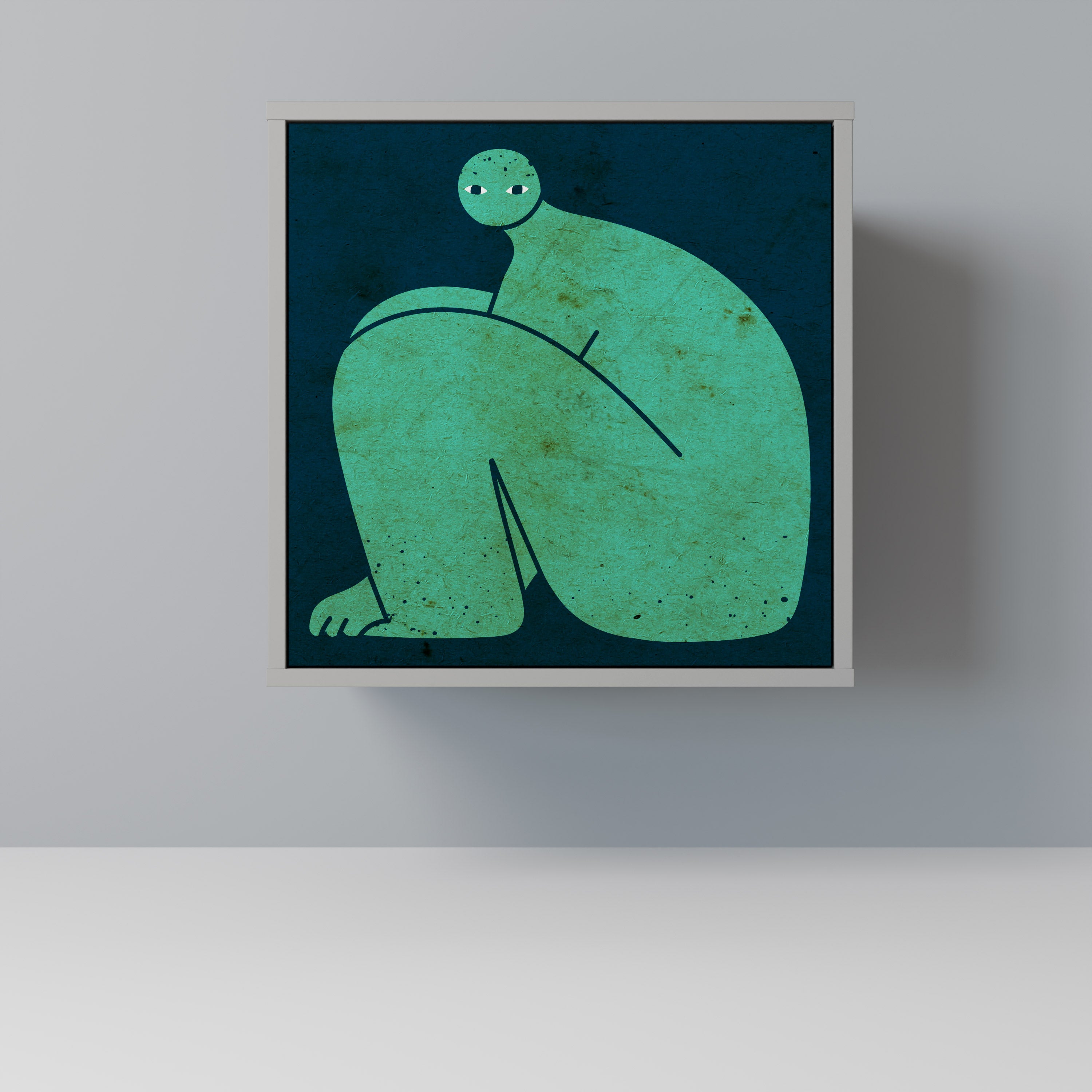 TOGETHER BUT SEPARATELY Sideboard mit 1 Tür in Grau