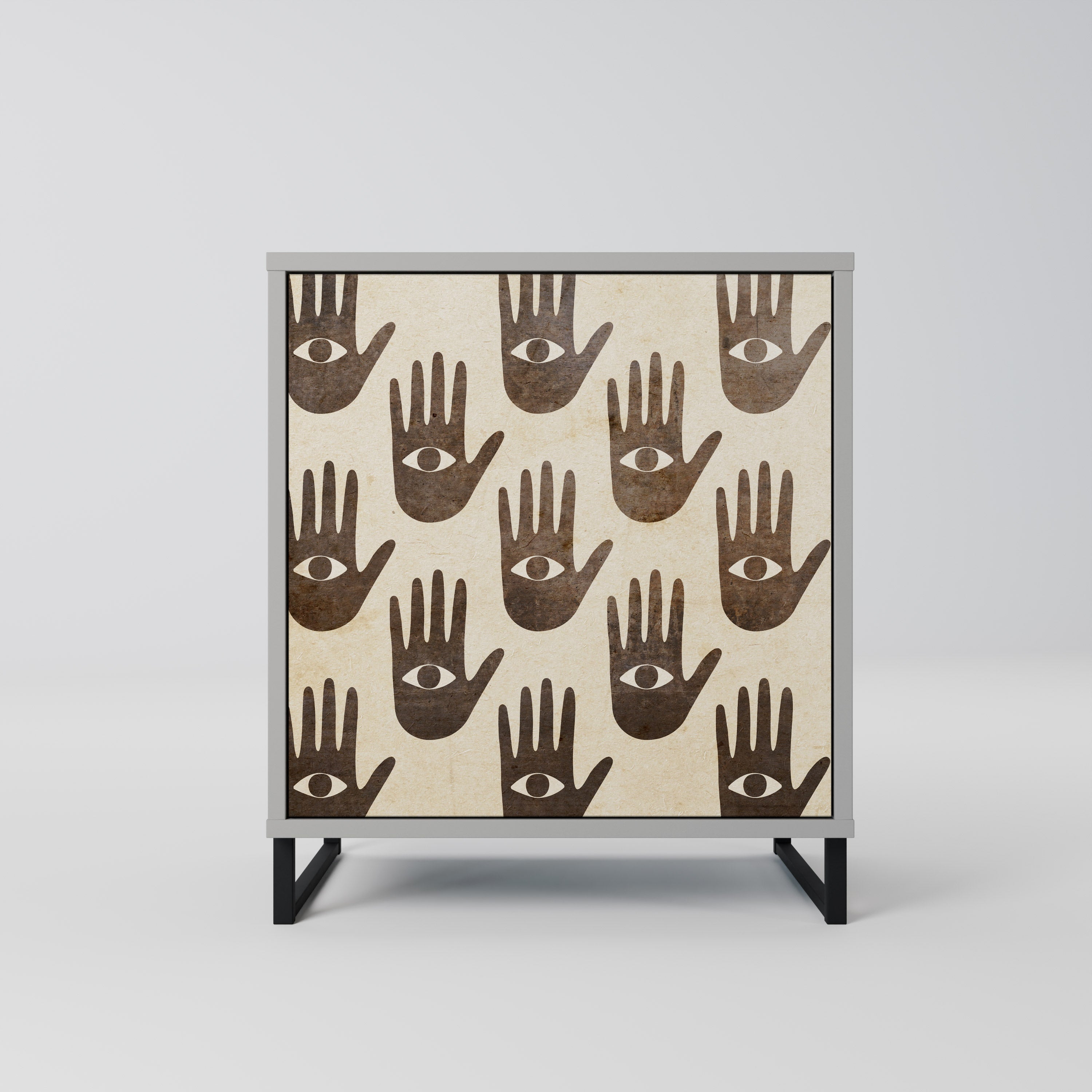 SEE MORE Sideboard mit 1 Tür in Grau