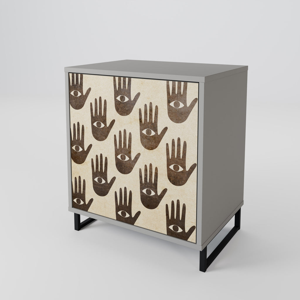 SEE MORE Sideboard mit 1 Tür in Grau