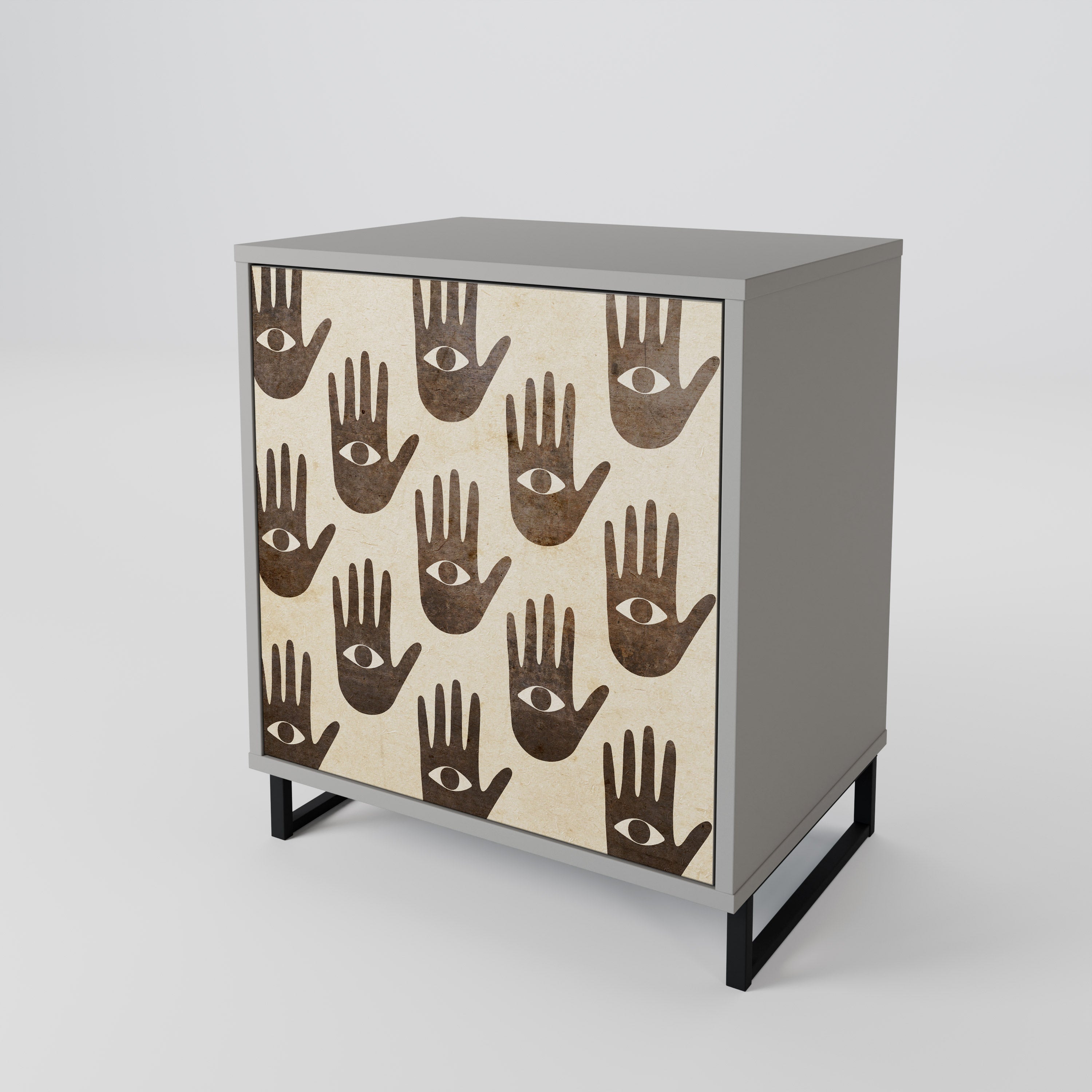 SEE MORE Sideboard mit 1 Tür in Grau