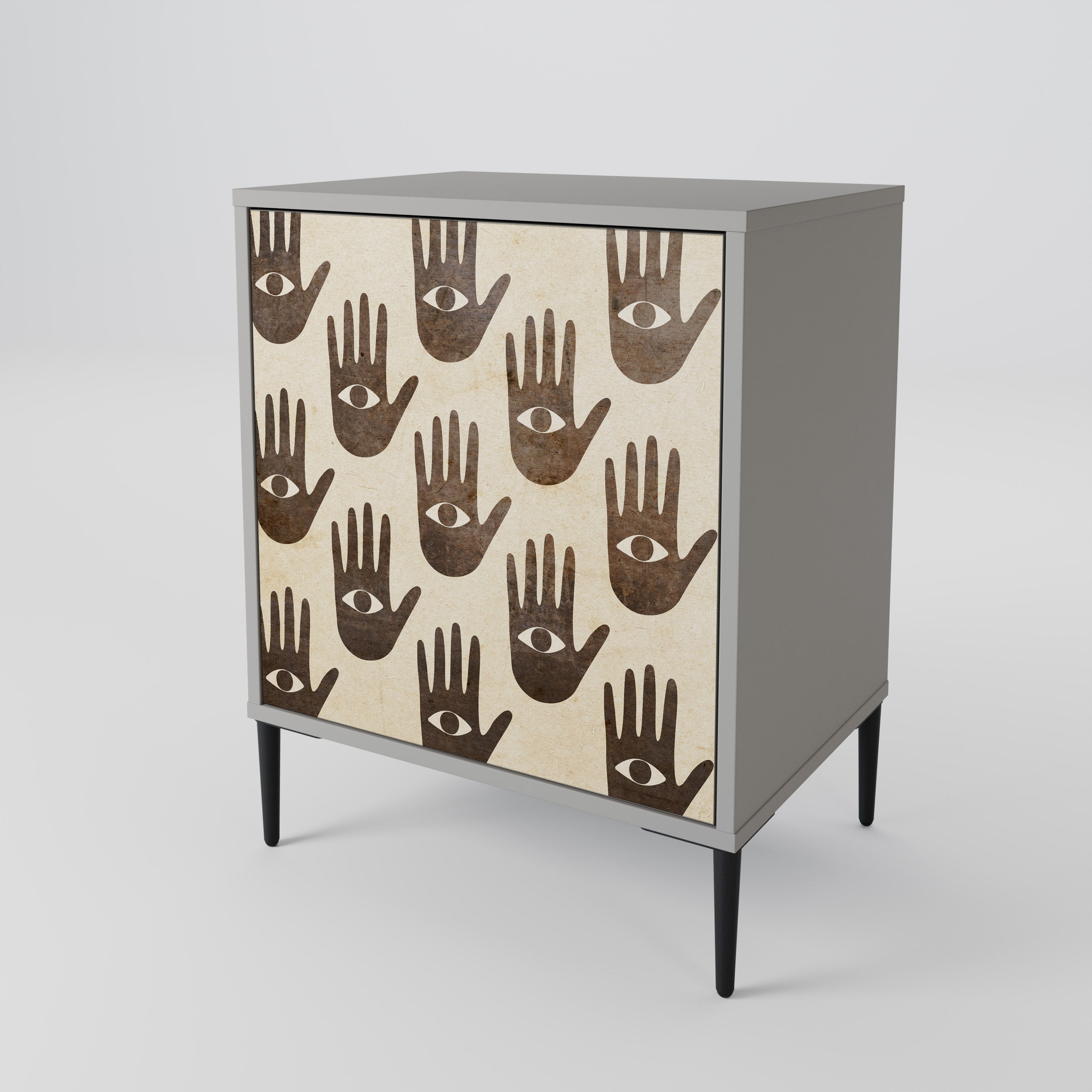 SEE MORE Sideboard mit 1 Tür in Grau