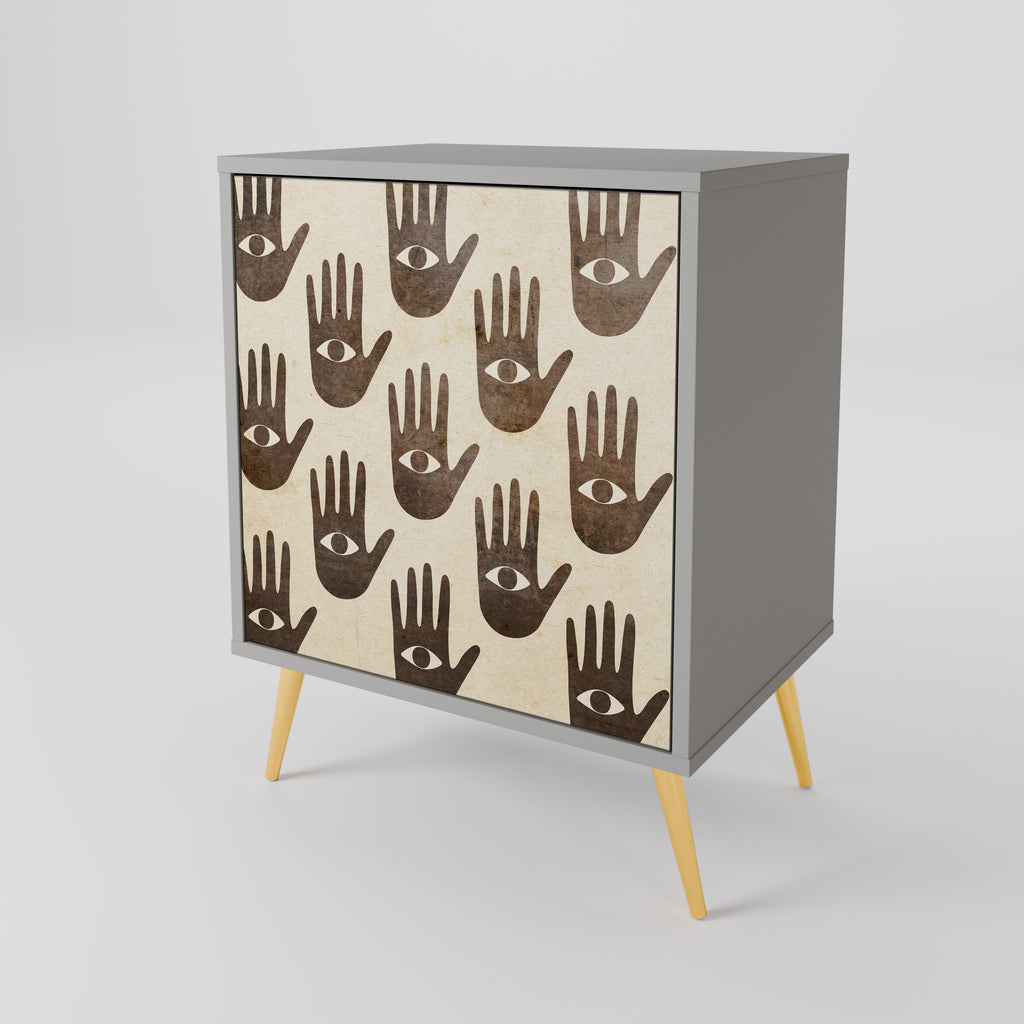 SEE MORE Sideboard mit 1 Tür in Grau