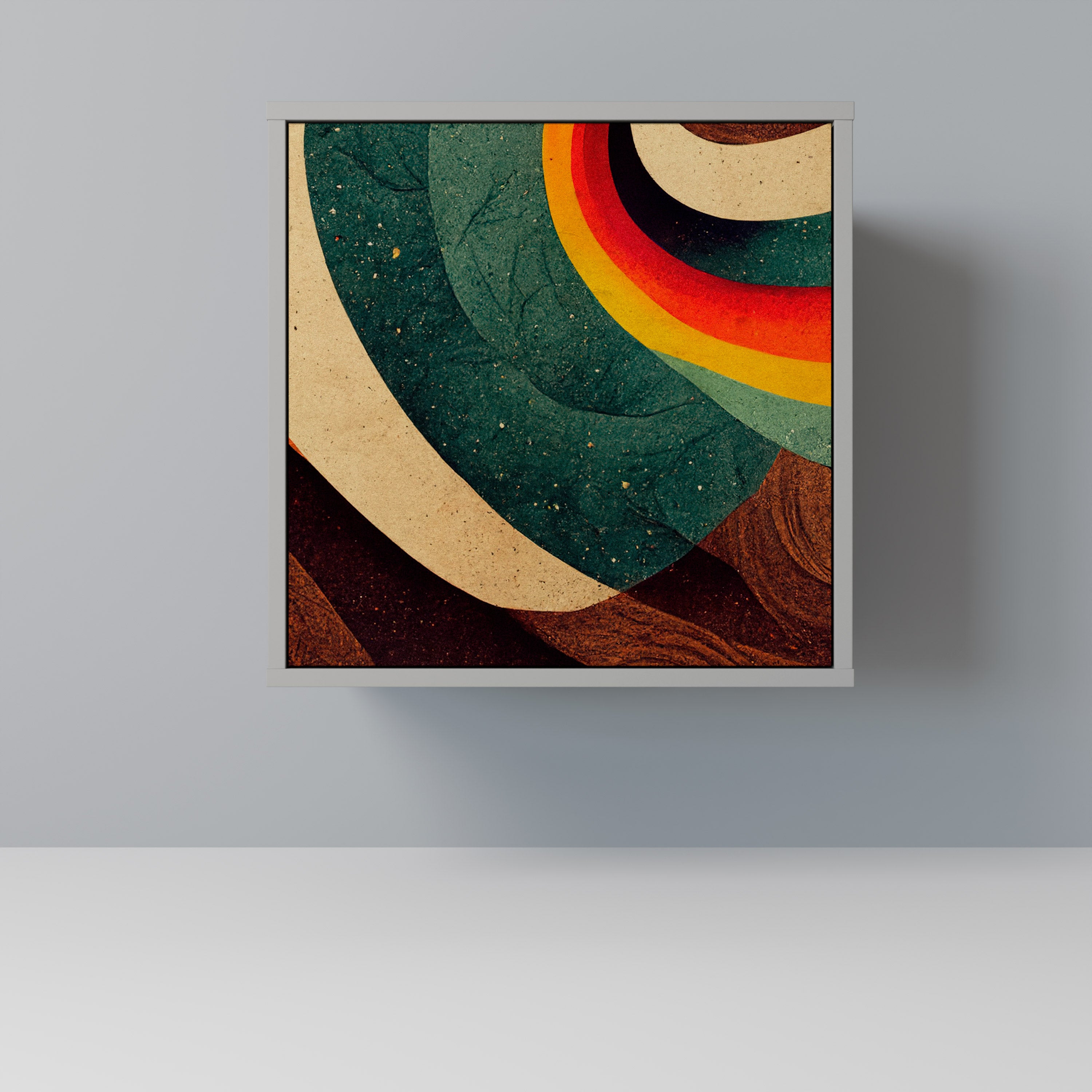 COLORFUL STRANDS Sideboard mit 1 Tür in Grau