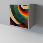 COLORFUL STRANDS Sideboard mit 1 Tür in Grau