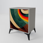 COLORFUL STRANDS Sideboard mit 1 Tür in Grau