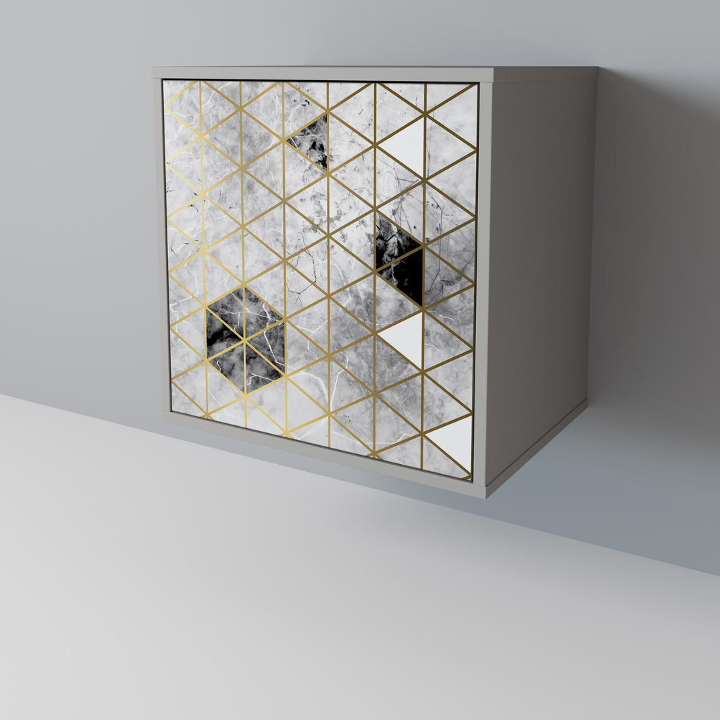 ASHEN ARIA Sideboard mit 1 Tür in Grau