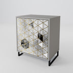 ASHEN ARIA Sideboard mit 1 Tür in Grau