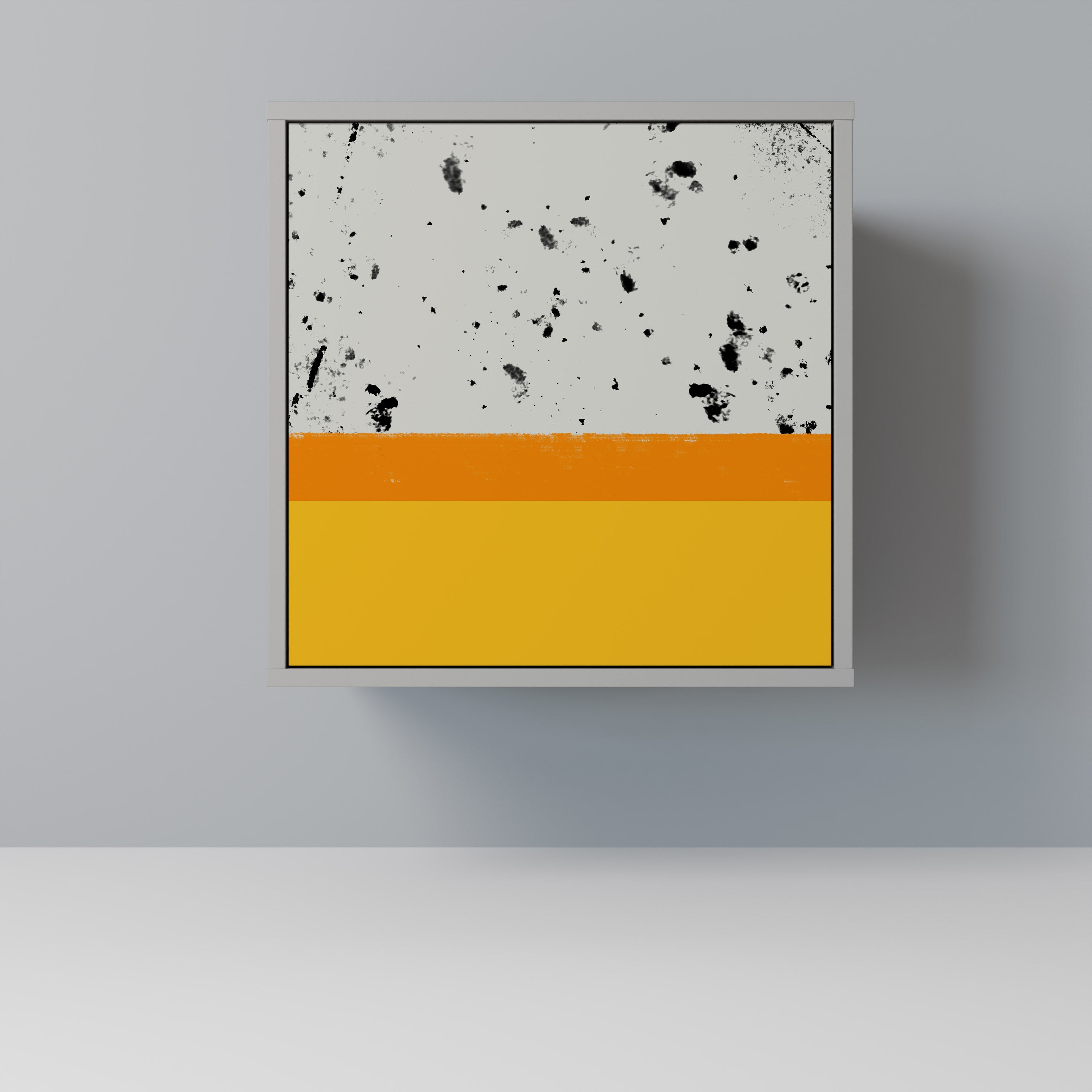 DYED BY ORANGE Sideboard mit 1 Tür in Grau