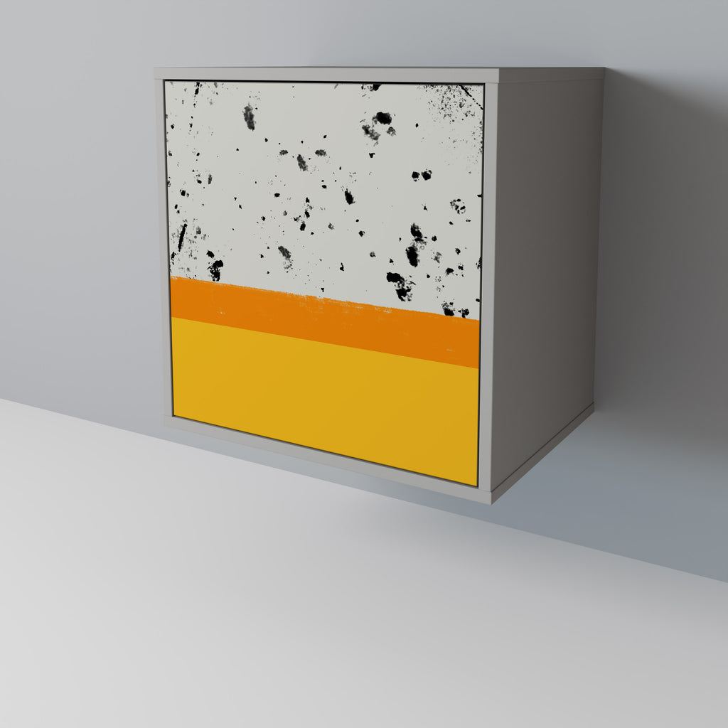 DYED BY ORANGE Sideboard mit 1 Tür in Grau